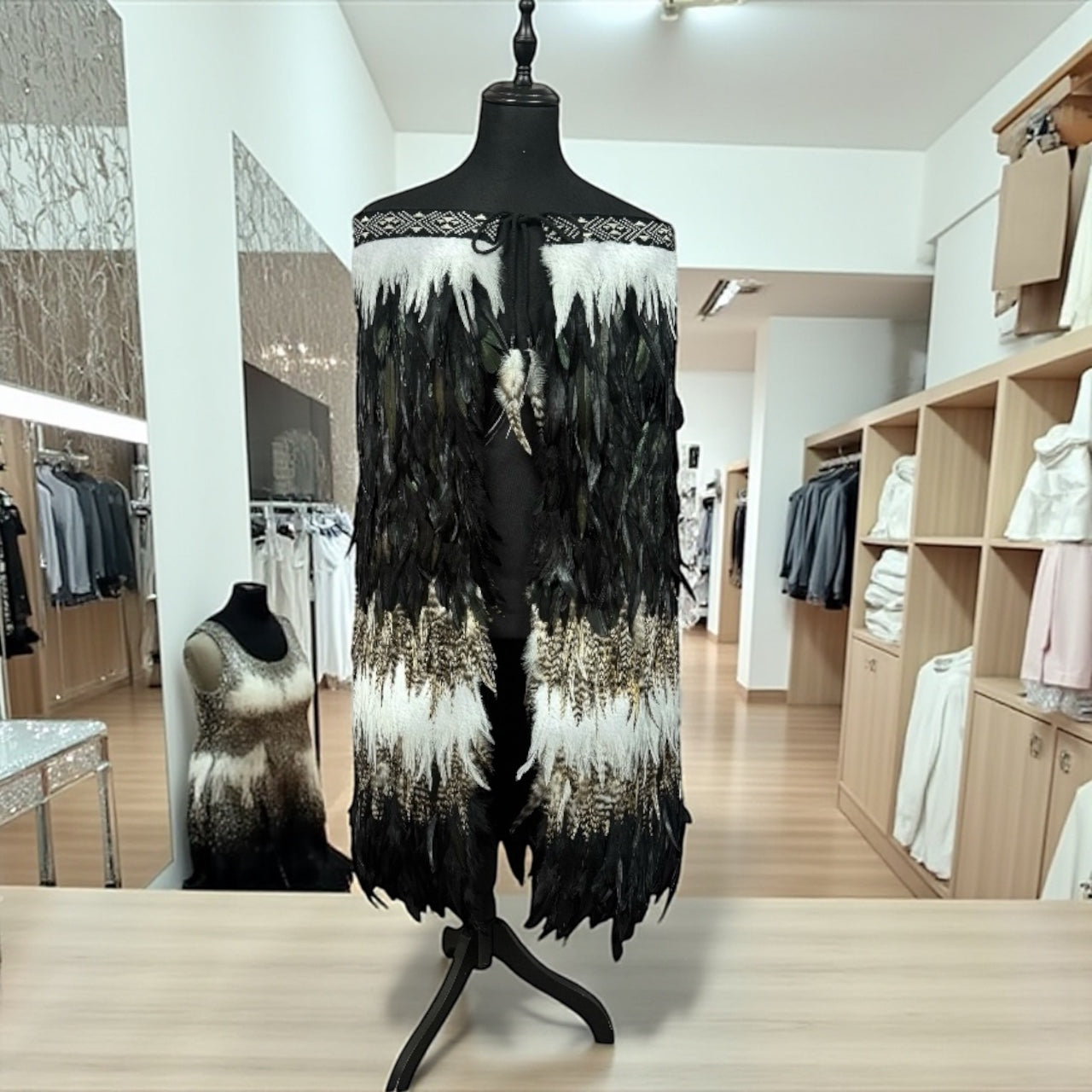 Aayla | Black | Korowai | Adult (Full)-Contemporary Korowai Designs