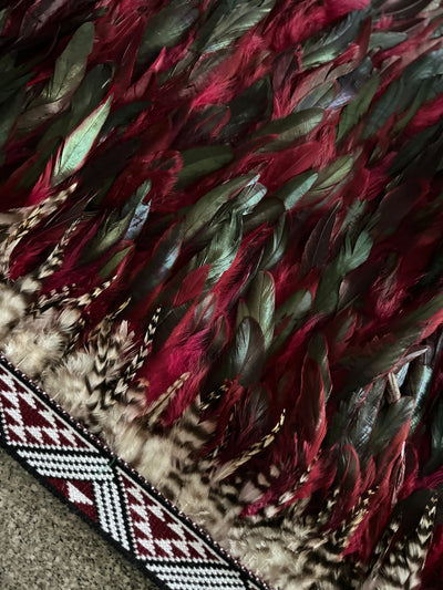 Emele | Burgundy | Korowai | Child-Contemporary Korowai Designs