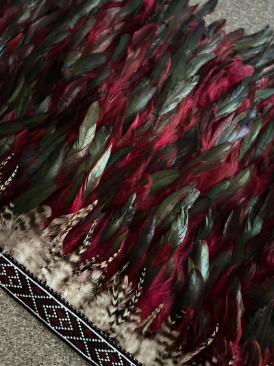Emele | Burgundy | Korowai | Child-Contemporary Korowai Designs