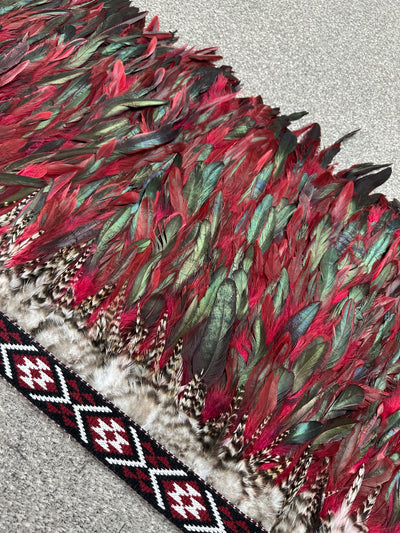 Emele | Burgundy | Korowai | Child-Contemporary Korowai Designs