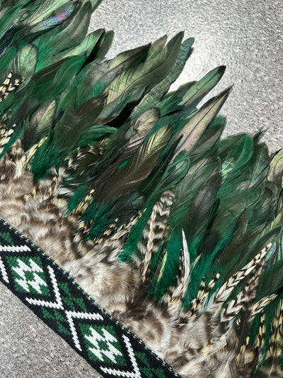 Emele| Forest Green | Korowai | Adult (Full)-Contemporary Korowai Designs