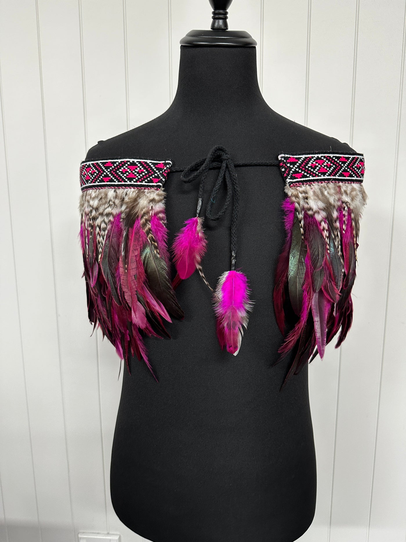 Emele | Pink | Korowai | Adult (Quarter)-Contemporary Korowai Designs