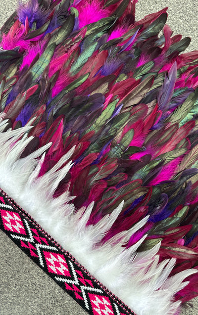 Hunter | Pink & Purple | Korowai | Adult (Full)-Contemporary Korowai Designs