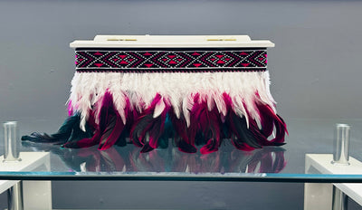 Korowai - Tangi Pēpī Casket-Contemporary Korowai Designs