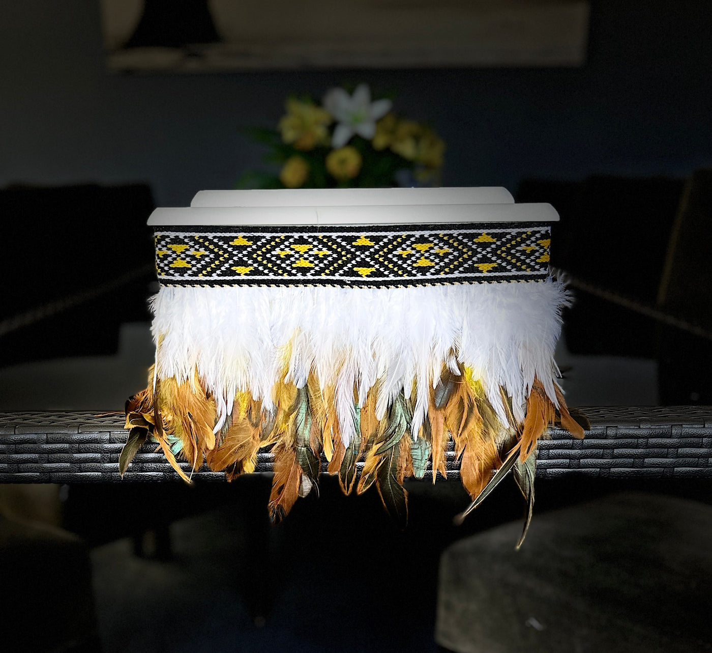 Korowai - Tangi Pēpī Casket-Contemporary Korowai Designs