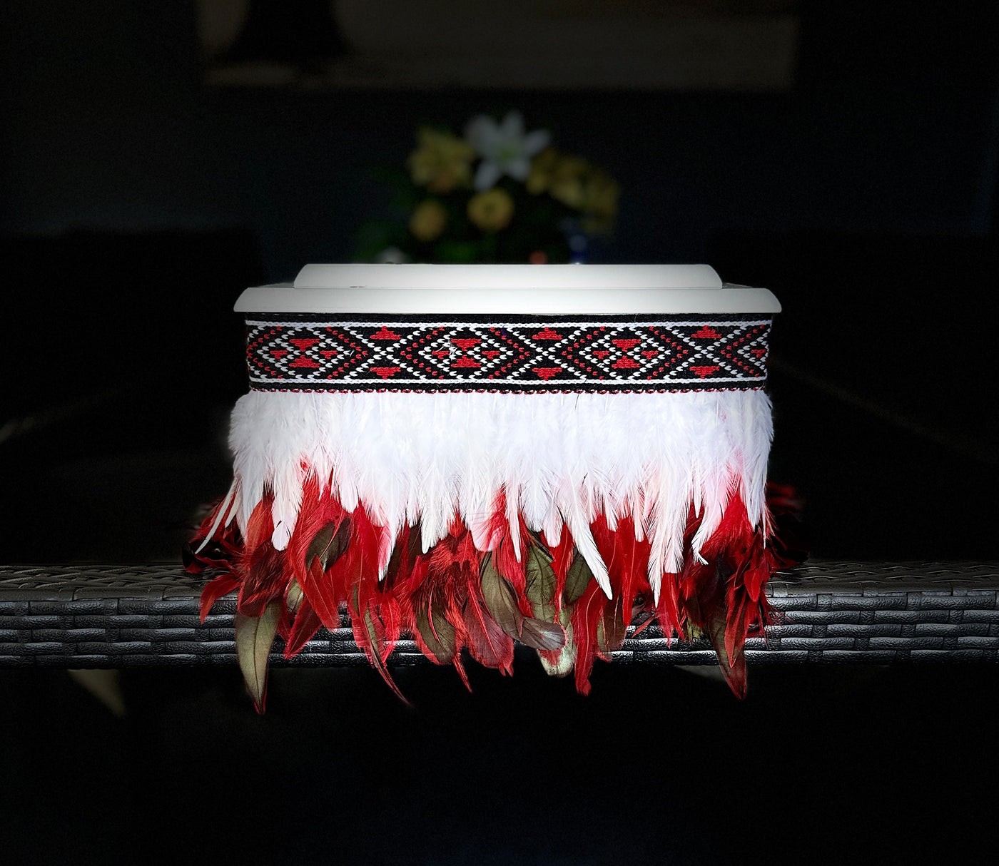 Korowai - Tangi Pēpī Casket-Contemporary Korowai Designs