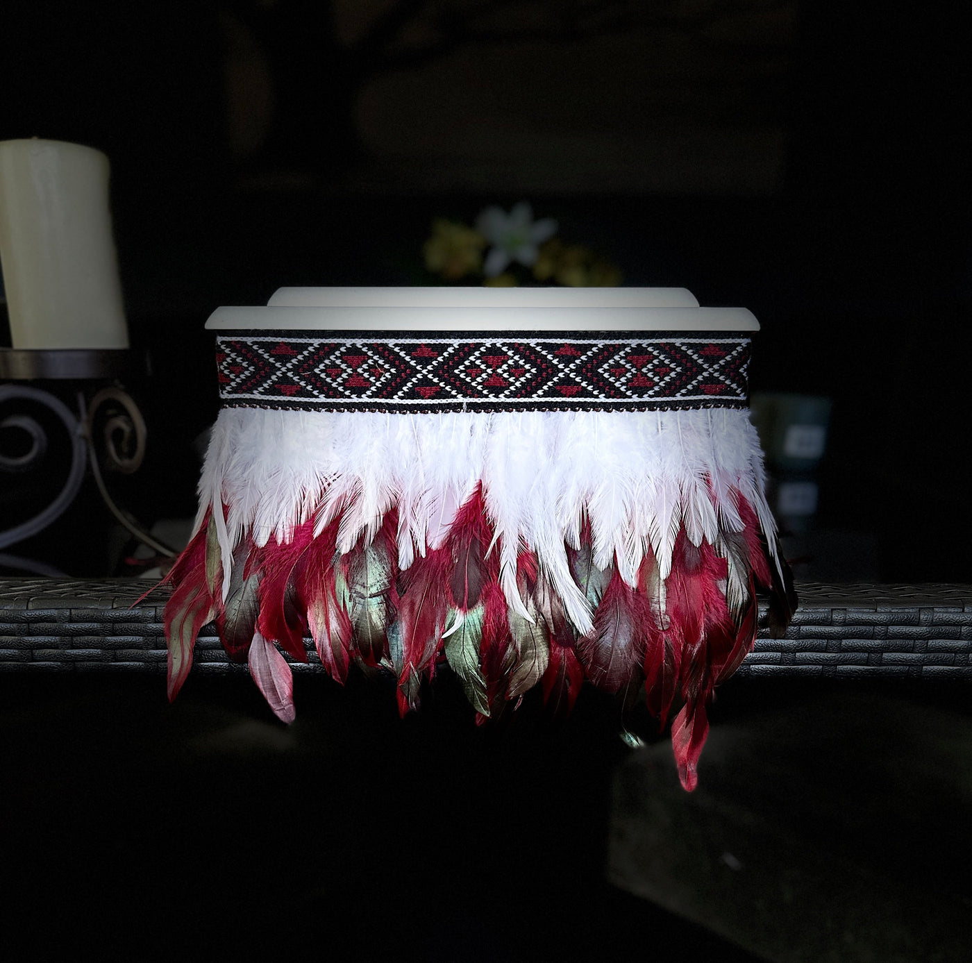 Korowai - Tangi Urn-Contemporary Korowai Designs