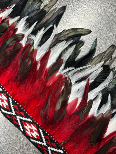 Tana | Red | Korowai | Adult (Full)-Contemporary Korowai Designs