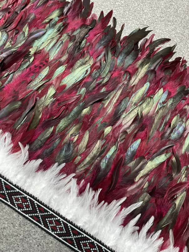 Akeelah | Burgundy| Child-Contemporary Korowai Designs