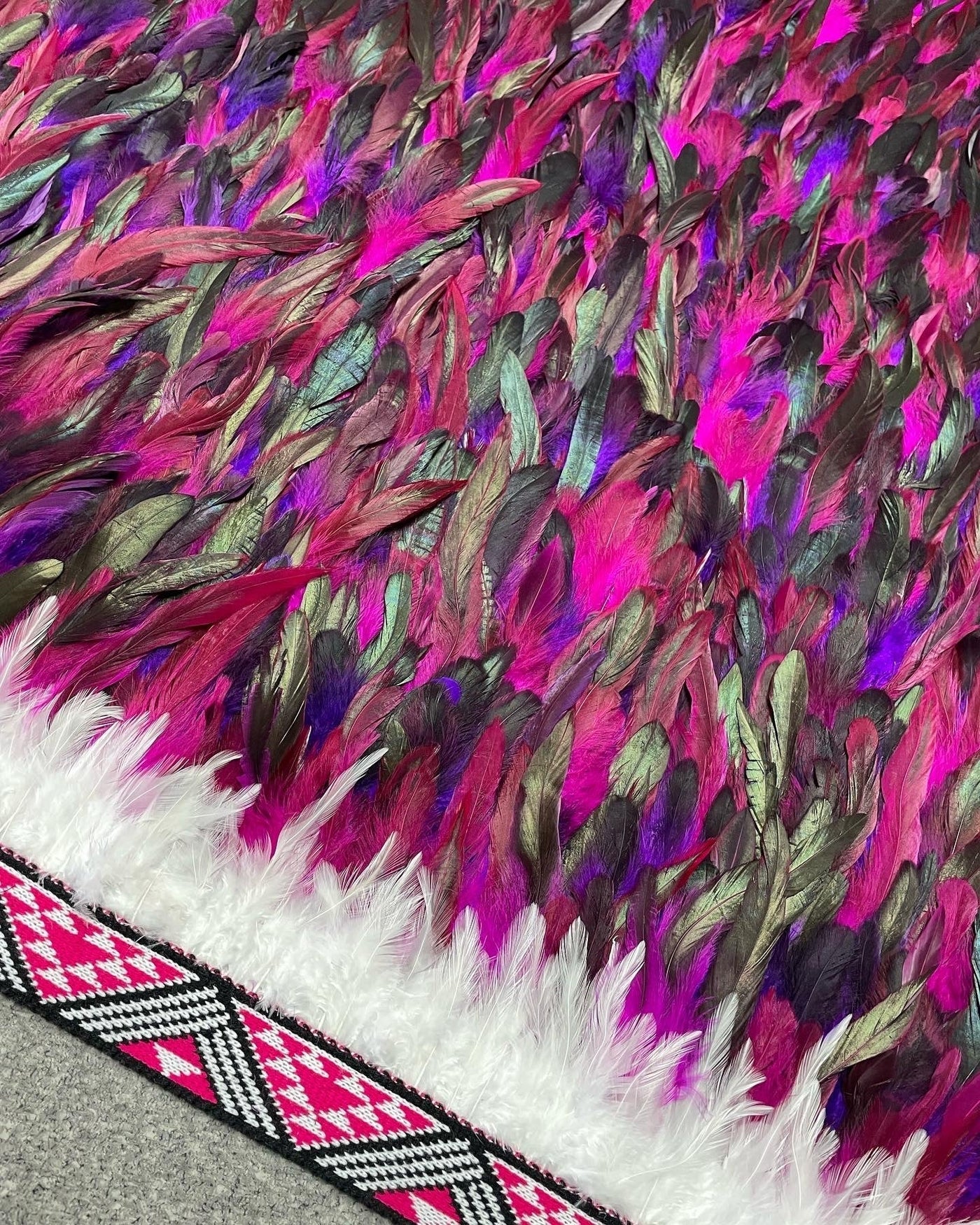 Hunter | Pink & Purple | Adult (Full)-Contemporary Korowai Designs