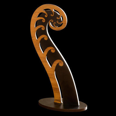 Sculpture - Wooden Koru-Contemporary Korowai Designs